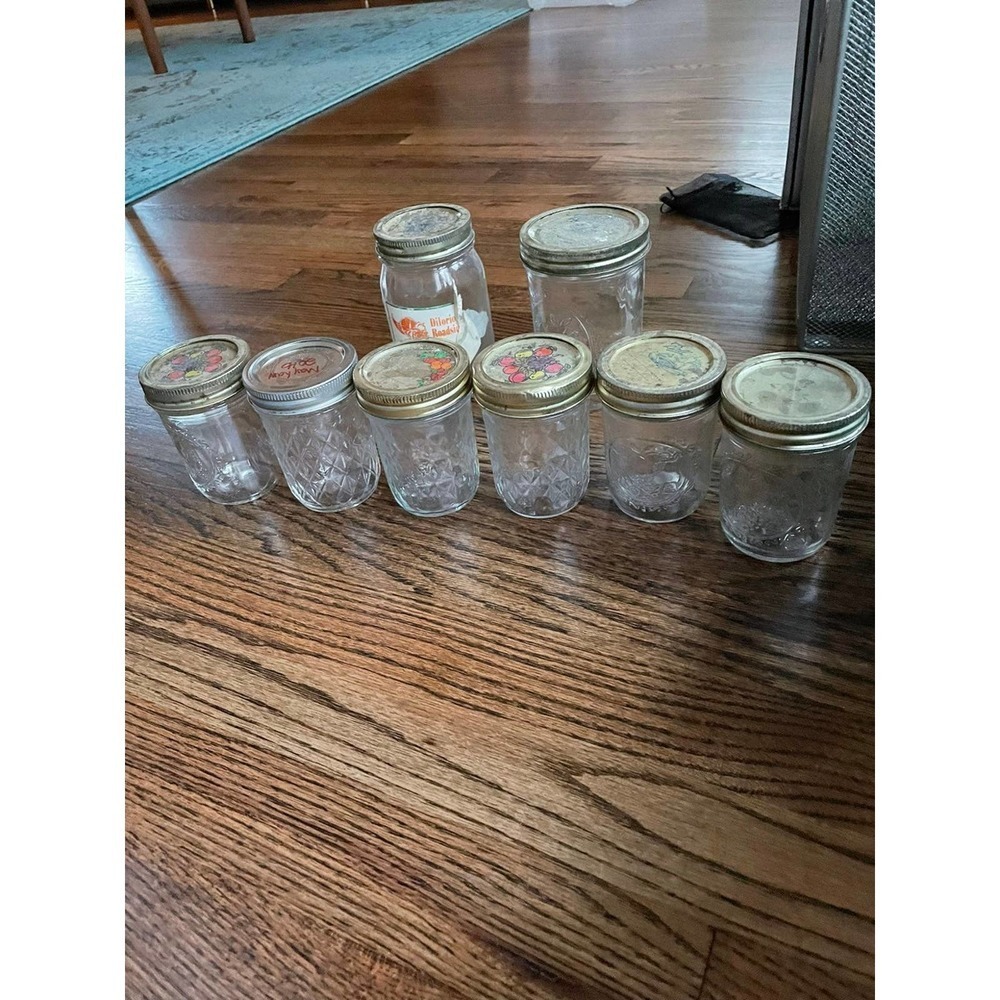 Vintage Mason Jars 8 count